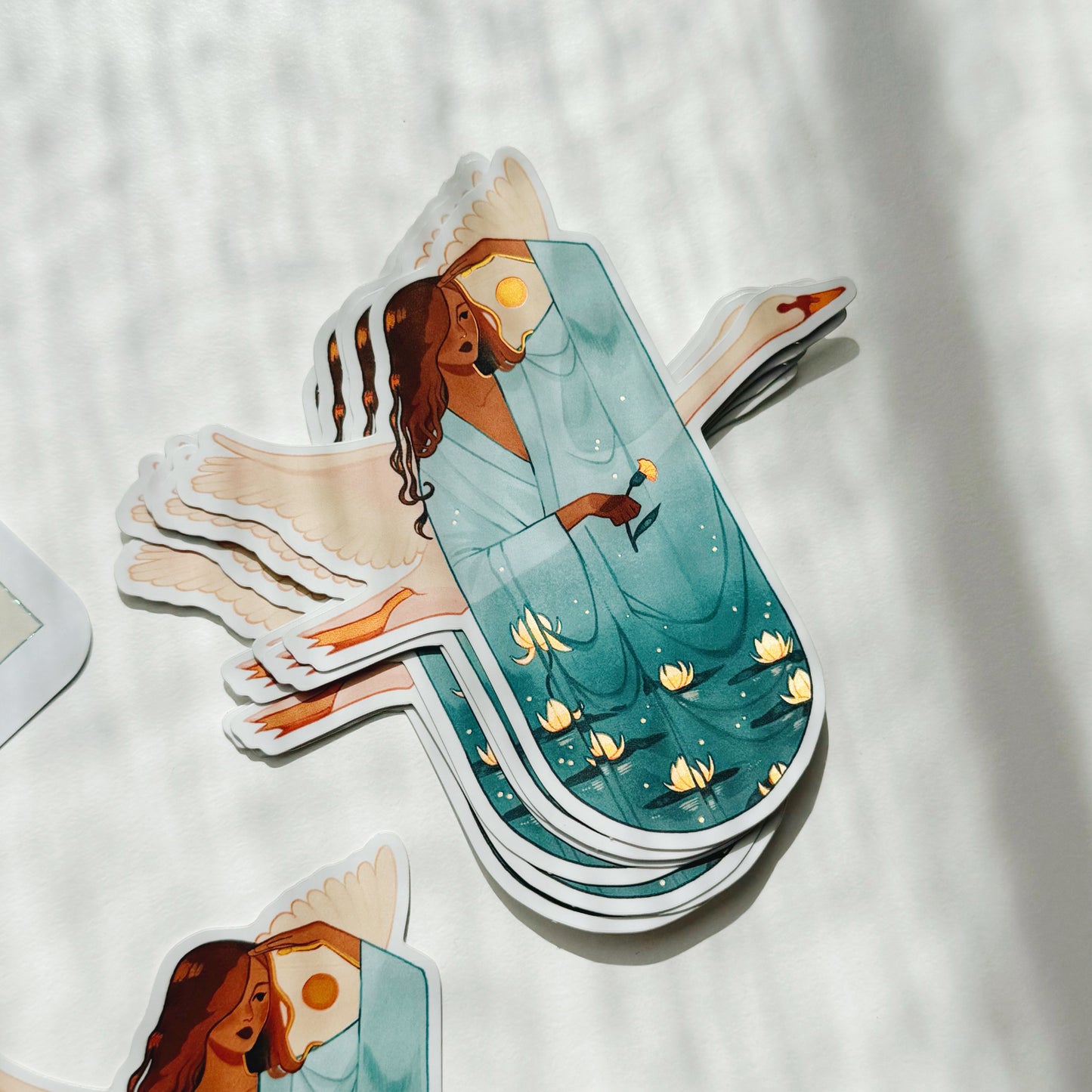 Swan Lady // Holographic Sticker