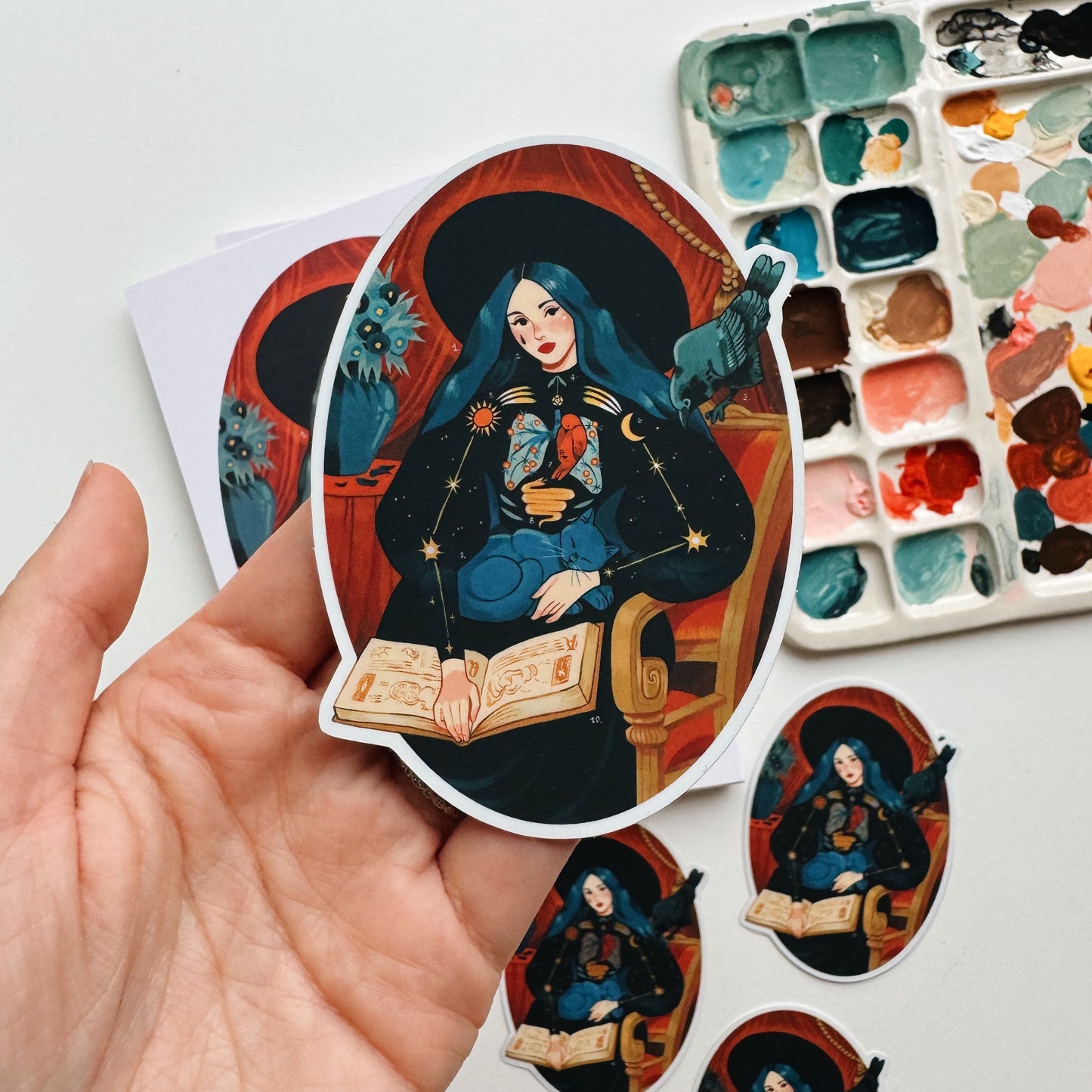 Anatomy of a Witch // Mirror Sticker