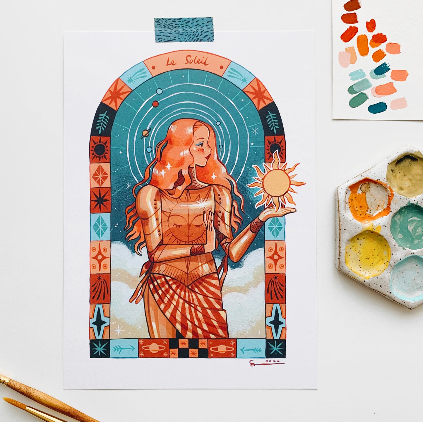 Le Soleil // A5 PRINT