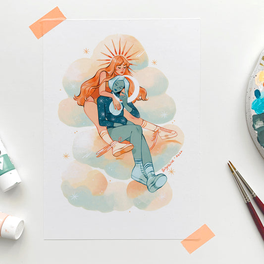 Sun + Moon // A5 PRINT