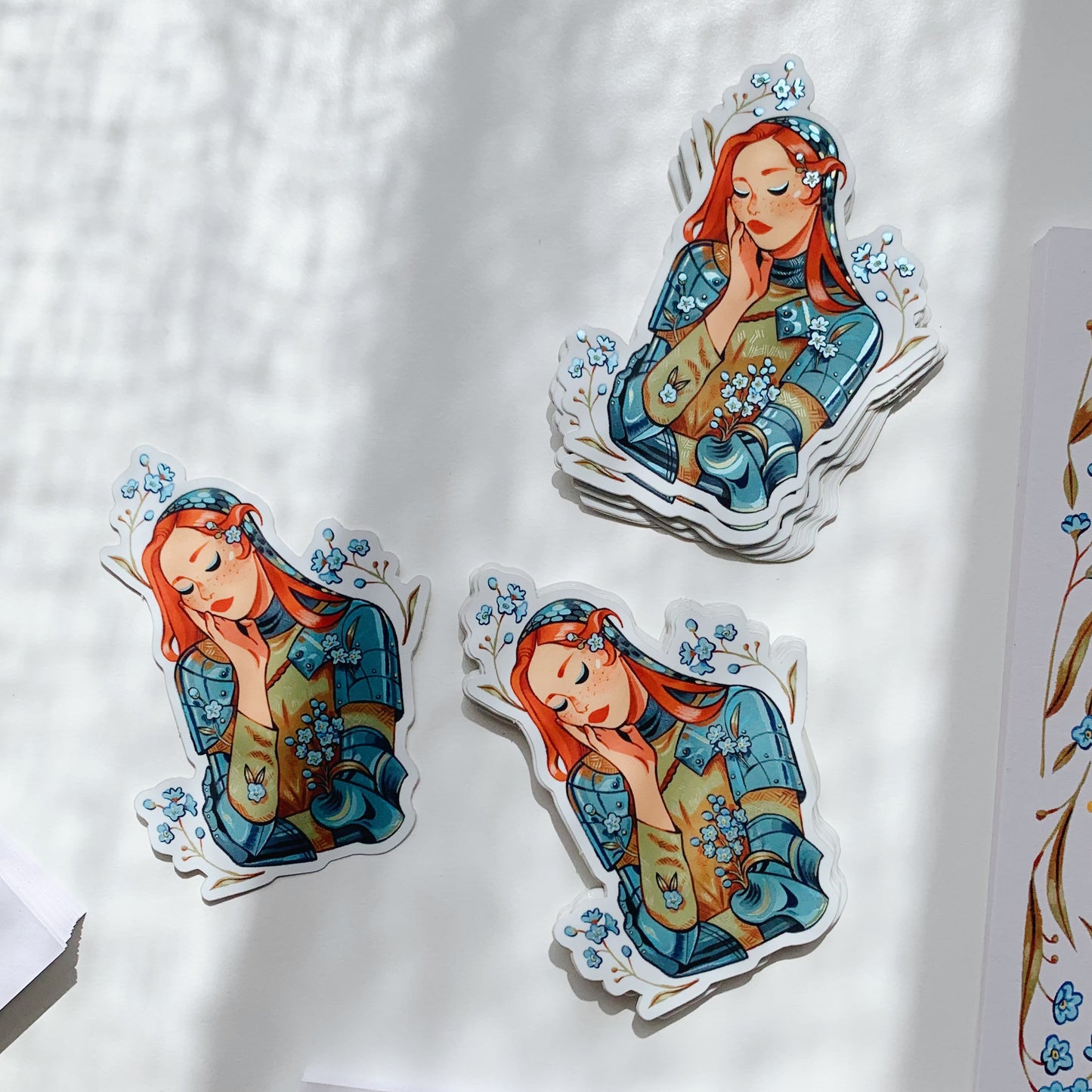 Myosotis // Mirror Sticker