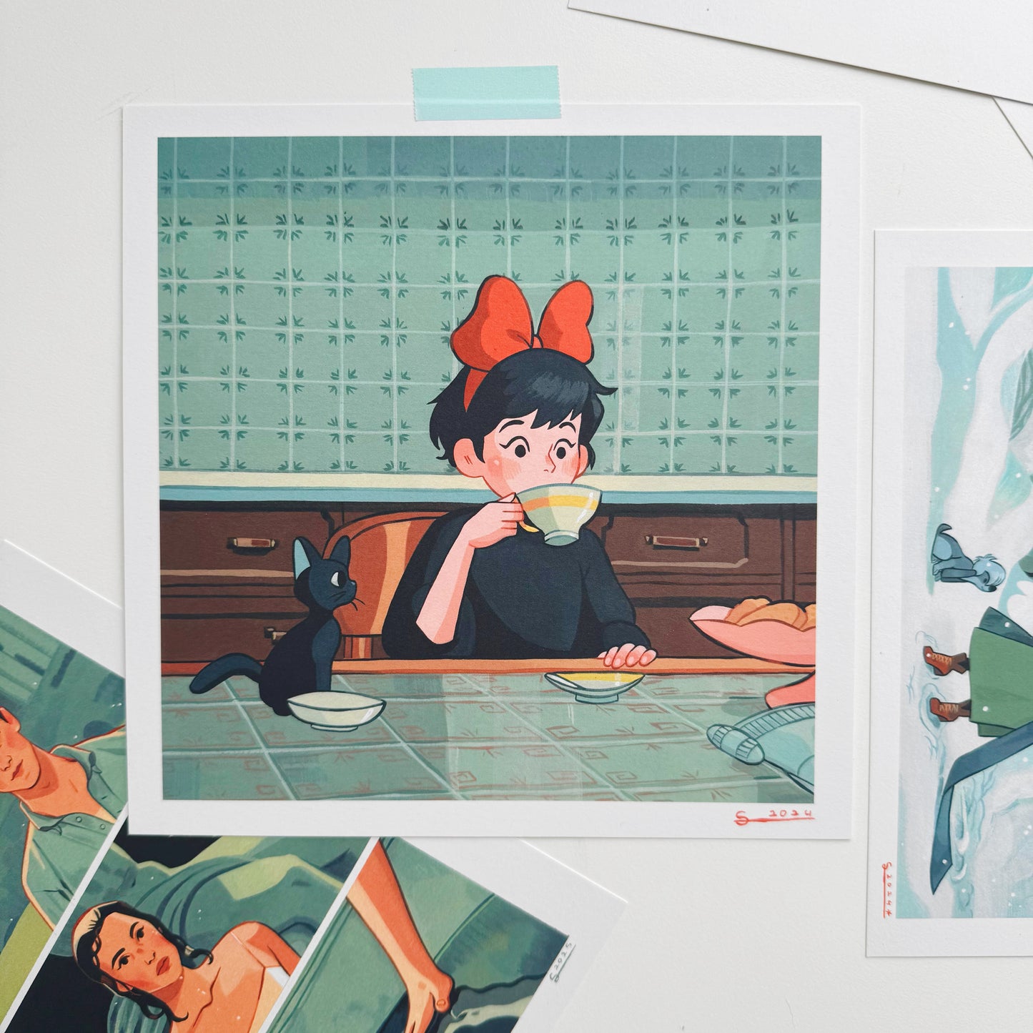 Kiki // SQUARE PRINT B GRADE