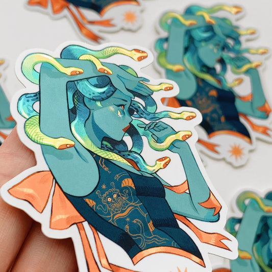 Meduse // Mirror Sticker