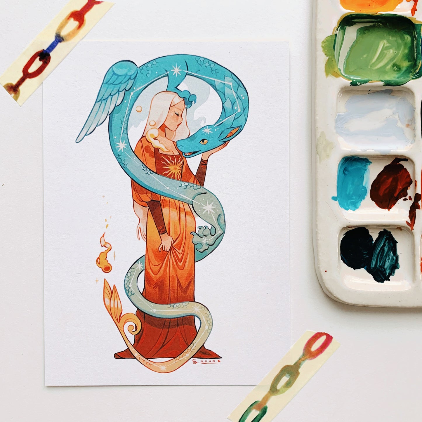 Celestial Dragon // A6 PRINT