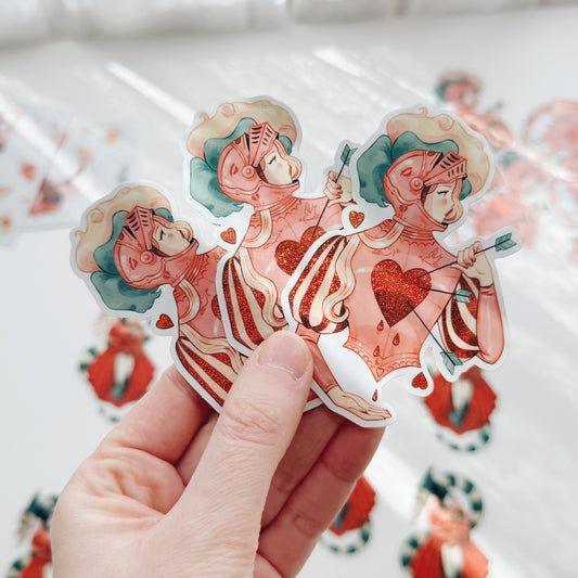 Pink Knight // Pixie Dust Sticker