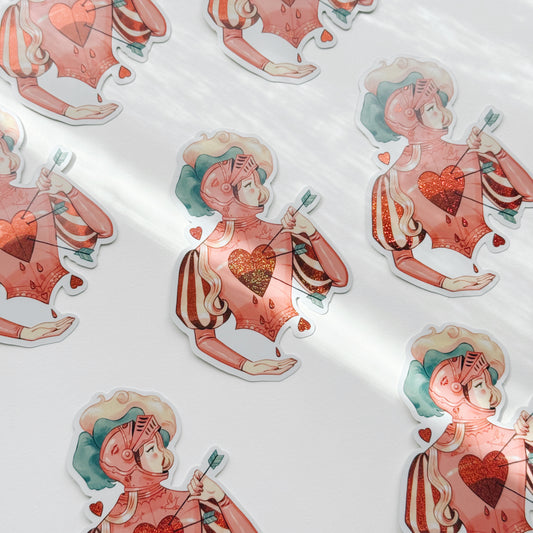 Pink Knight // Pixie Dust Sticker