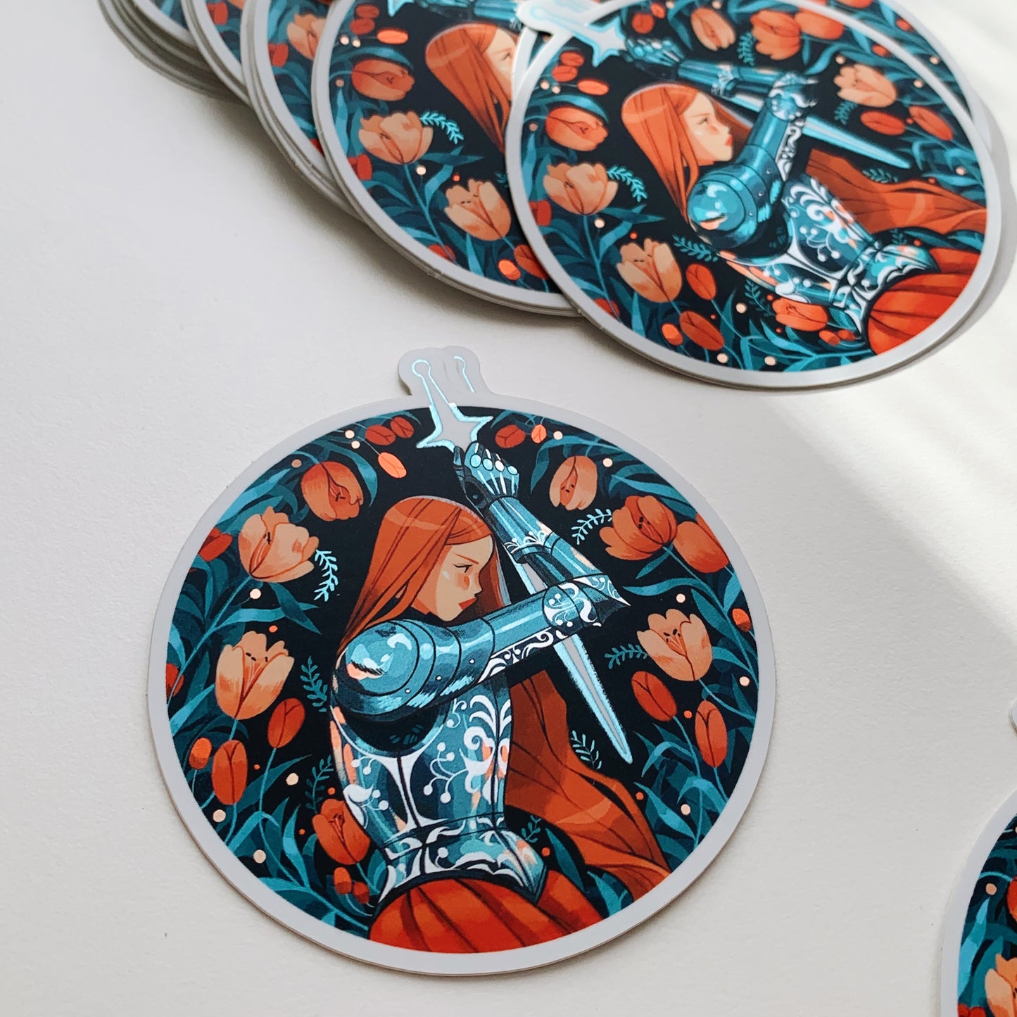 Medieval Coin // Mirror Sticker