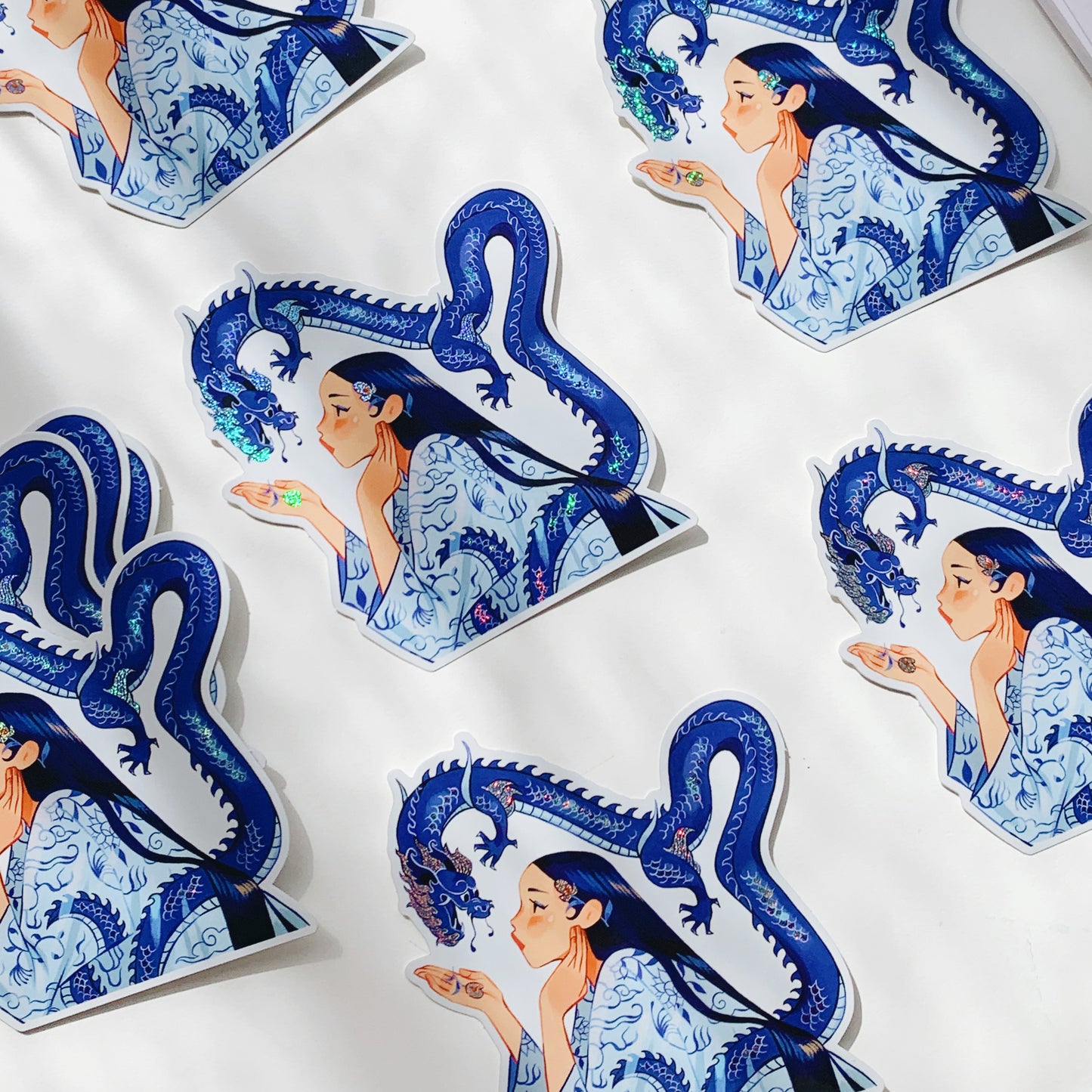 Dragon #1 // Glittery Sticker