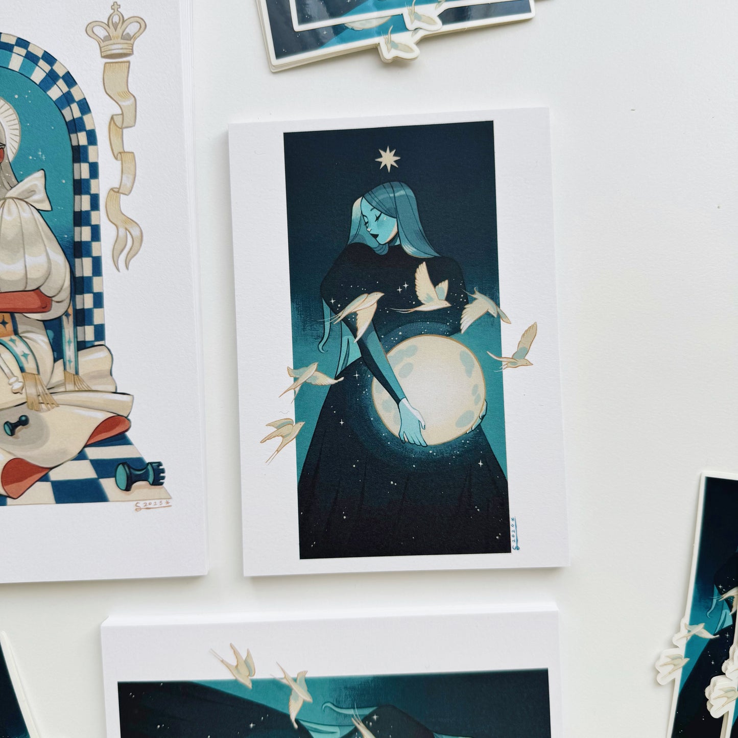 Moon Girl // A6 PRINT