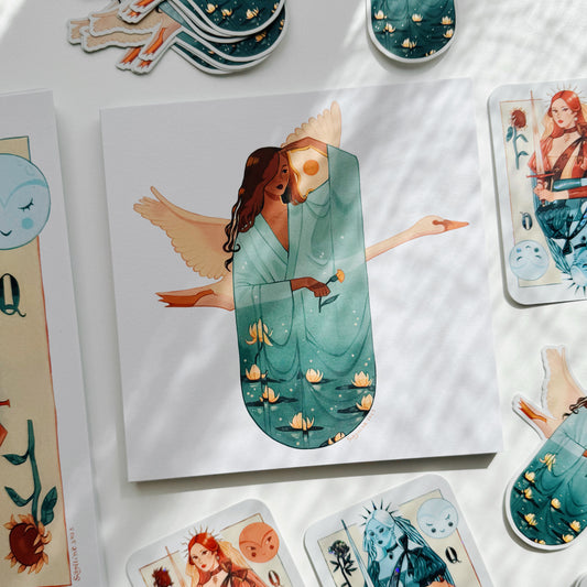 Swan Lady // MINI PRINT