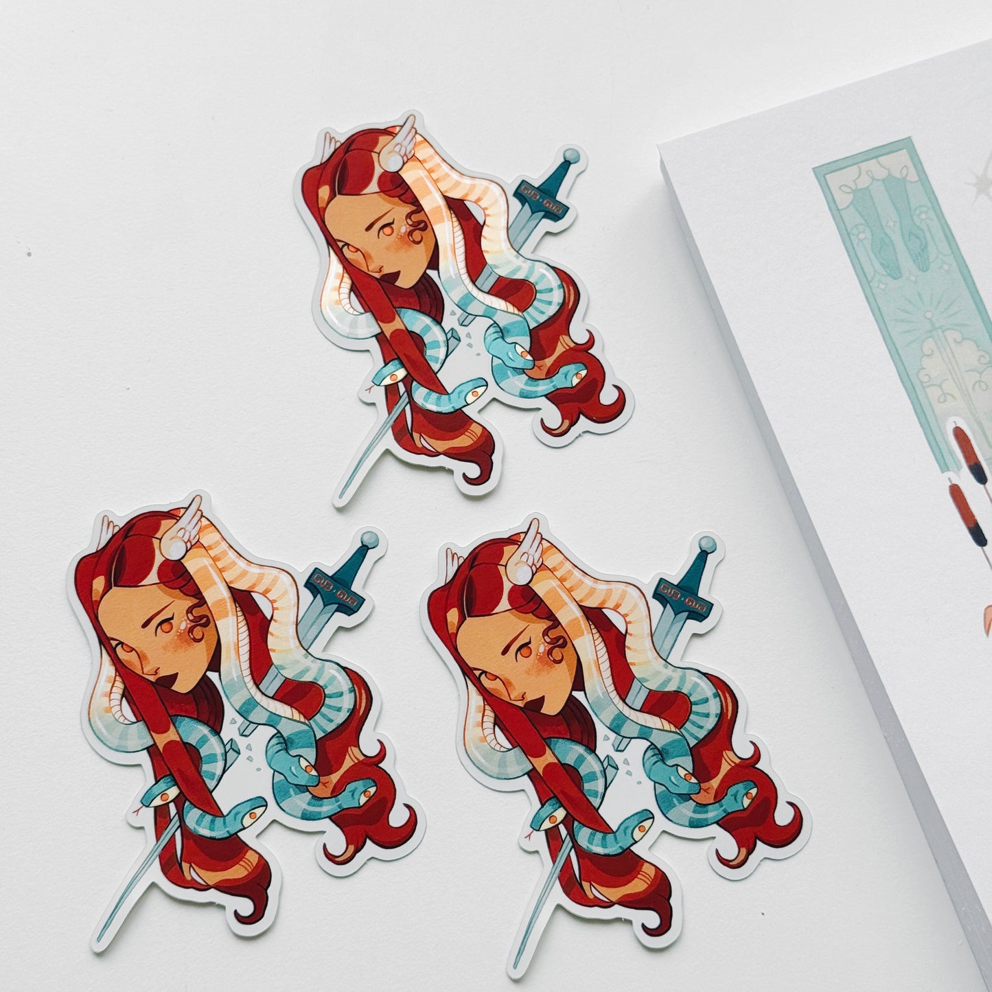 Perseus Sword // Mirror Sticker