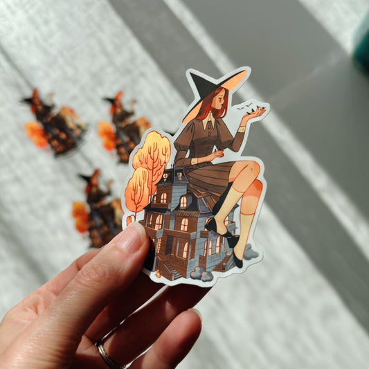 Witch Mansion // Mirror Sticker