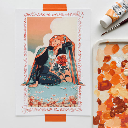 Protected flower (VARIANT) // A5 PRINT