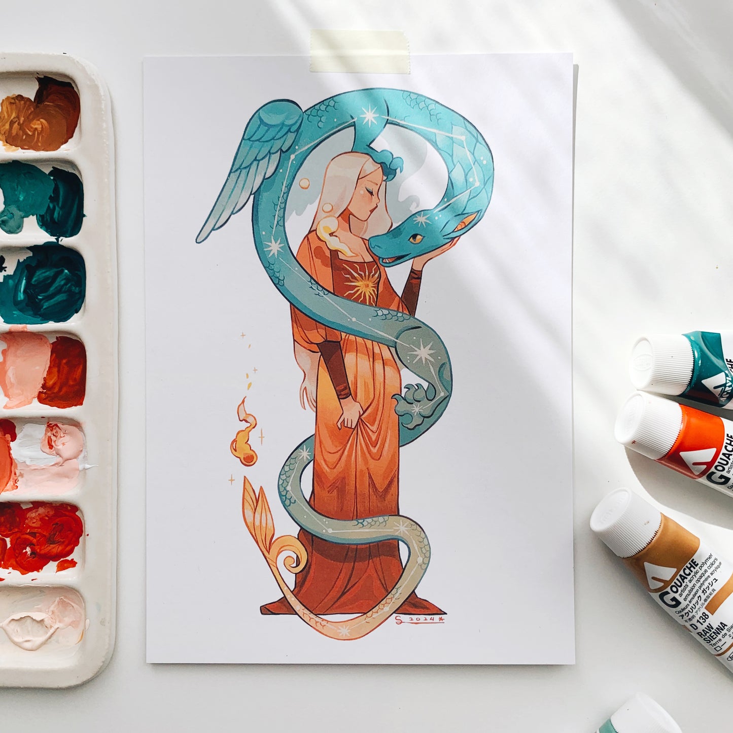 Celestial Dragon // A5 PRINT