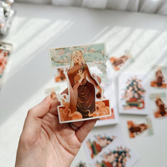 Persephone // Transparent Sticker
