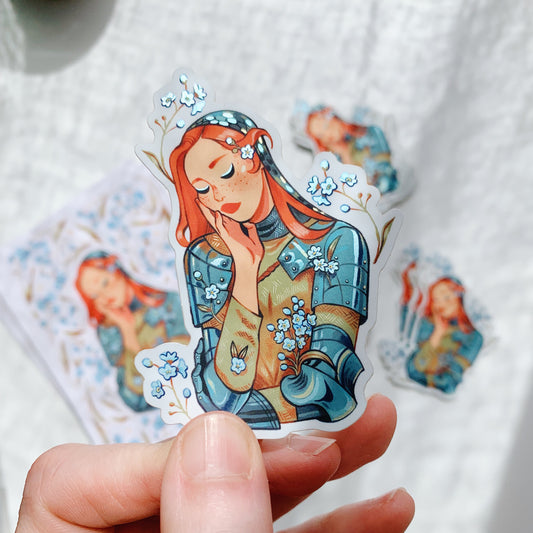 Myosotis // Mirror Sticker