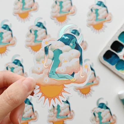 Nebula // Holographic Sticker