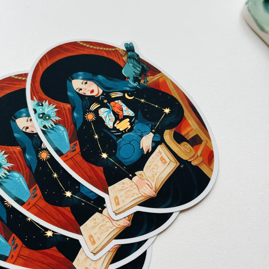 Anatomy of a Witch // Mirror Sticker