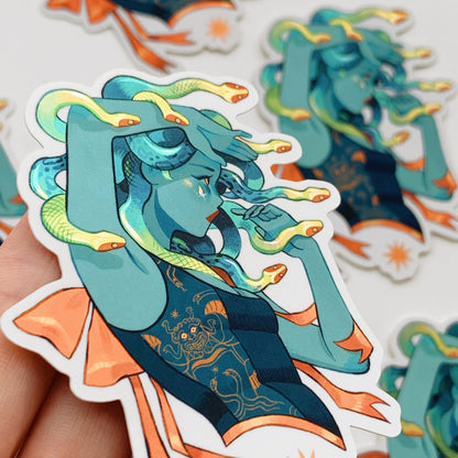 Meduse // Mirror Sticker