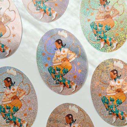 Cowgirl // Pixie Dust Sticker