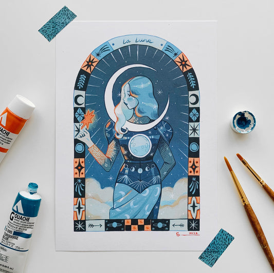La Lune // A5 PRINT